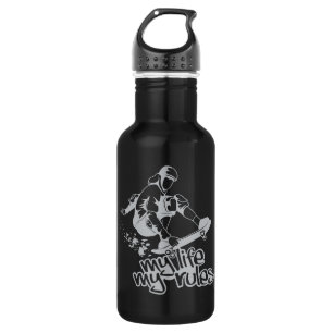 Skateboarden - kies stijl, kleur waterfles