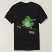 Skateboarden Kikker (7) T-shirt (Design voorkant)