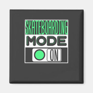 Skateboarden Magneet