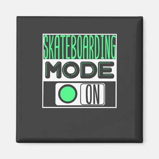 Skateboarden Magneet (Voorkant)