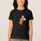 Skateboarden Mouse Black Tri-Blend Shirt (Voorkant)