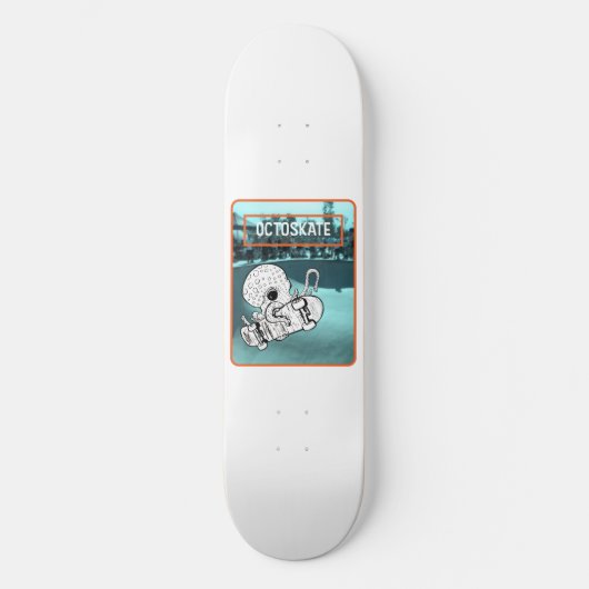 Skateboarden Octopus Persoonlijk Skateboard (Voorkant)