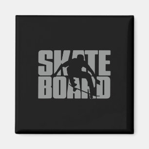 Skateboarden ontwerp afdruk grafische skateboarder magneet