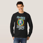 Skateboarden Oude School Schaats 3 T-shirt (Voorkant volledig)