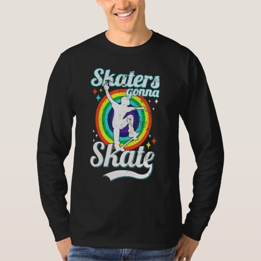 Skateboarden Oude School Schaats 3 T-shirt (Voorkant)