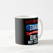 Skateboarden Pap Coffee Mok Fathers Day Gift (Voorkant rechts)