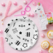 Skateboarden Party Paper Borden 9" Papieren Bordje (Feest)