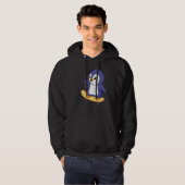 Skateboarden Penguin Hoodie (Voorkant volledig)