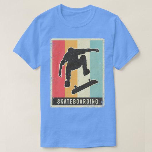 Skateboarden  Retro Sports T-shirt (Design voorkant)