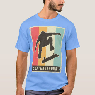 Skateboarden  Retro Sports T-shirt