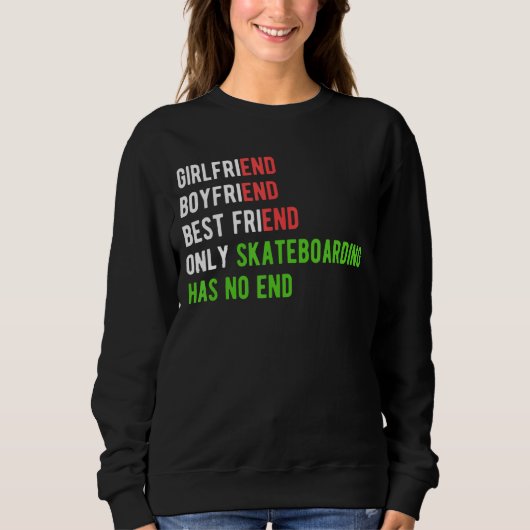 Skateboarden Schaats Skateboard Trui (Voorkant)