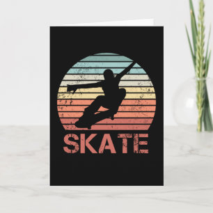 Skateboarden Schaats Skater Retro Gift Kaart