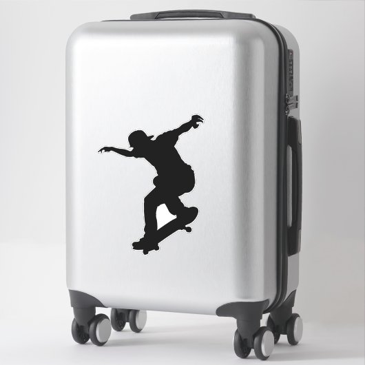 Skateboarden, skateboard Custom-Cut Vinyl Sticker (Koffer)