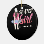 Skateboarden skateboarden keramisch ornament (Links)