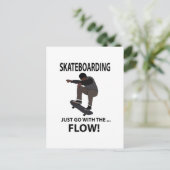 Skateboarden Skateboarder Briefkaart (Staand voorkant)