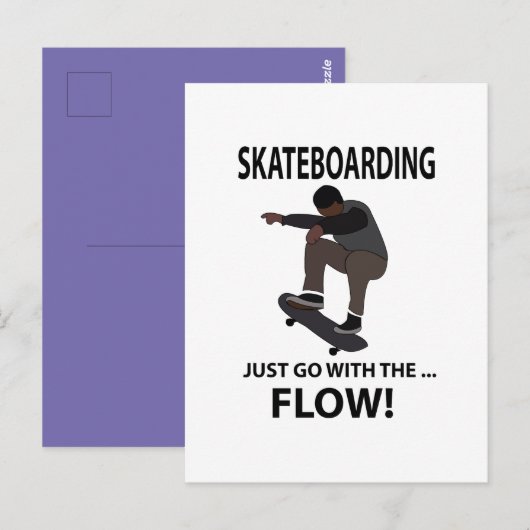 Skateboarden Skateboarder Briefkaart (Voorkant / Achterkant)