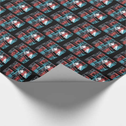 Skateboarden - Skateboarder Funny Park Bench Cadeaupapier (Hoek)