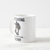 Skateboarden Skateboarder Koffiemok (Voorkant links)