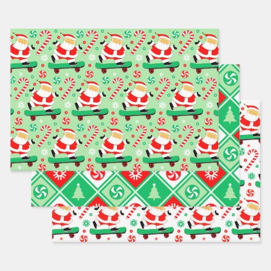 Skateboarden Skateboarder Vakantiegift Inpakpapier Vel (Set)