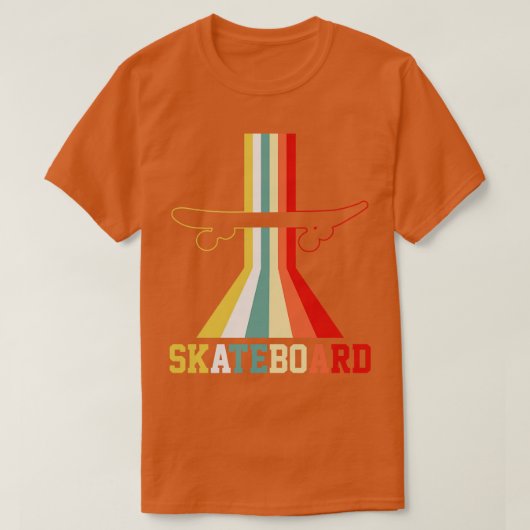 Skateboarden Skateboarder Vintage T-shirt (Design voorkant)
