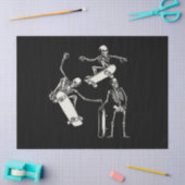 Skateboarden Skeleton Skater Halloween Tissuepapier (Craft)