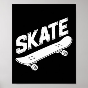 Skateboarden Sport Grafisch Vintage Skate Skateboa Poster