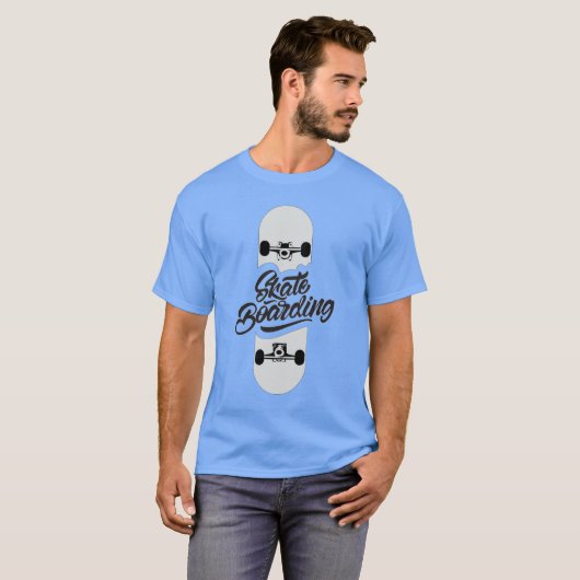 Skateboarden T-Shirt (Voorkant volledig)