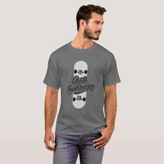 Skateboarden T-Shirt (Voorkant volledig)