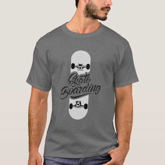 Skateboarden T-Shirt (Voorkant)