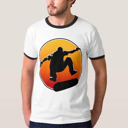 Skateboarden t-shirt (Voorkant)