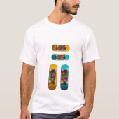 SKATEBOARDEN! T-SHIRT (Voorkant)