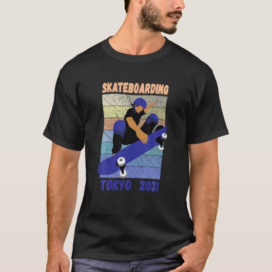 Skateboarden Tokyo 2021 Games T-shirt (Voorkant)
