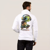 Skateboarden Turtle Hoodie (Achterkant volledig)