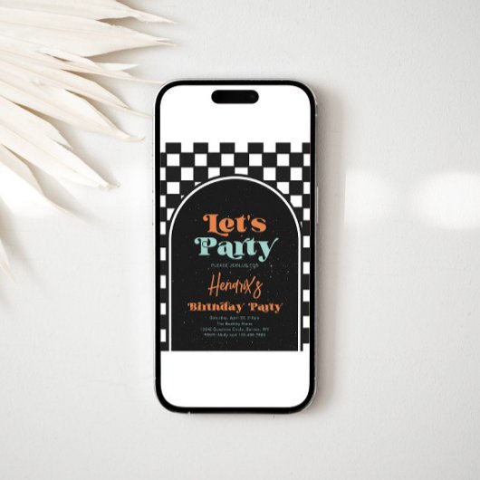 Skateboarden Uitnodiging voor verjaardag