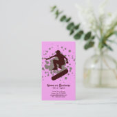 skateboarden visitekaartje (Staand voorkant)