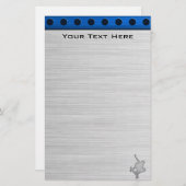 Skateboarden voor metalen in geborsteld briefpapier (Voorkant / Achterkant)