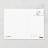 Skateboarden Wake Up Briefkaart (Achterkant)