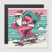 Skateboardende kerstman (Voorkant / Achterkant)