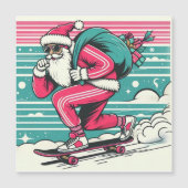 Skateboardende kerstman (Voorkant)