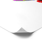 Skateboardende olifant poster (Hoek)