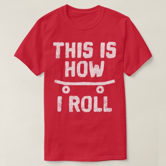 Skateboarder 2 t-shirt (Design voorkant)