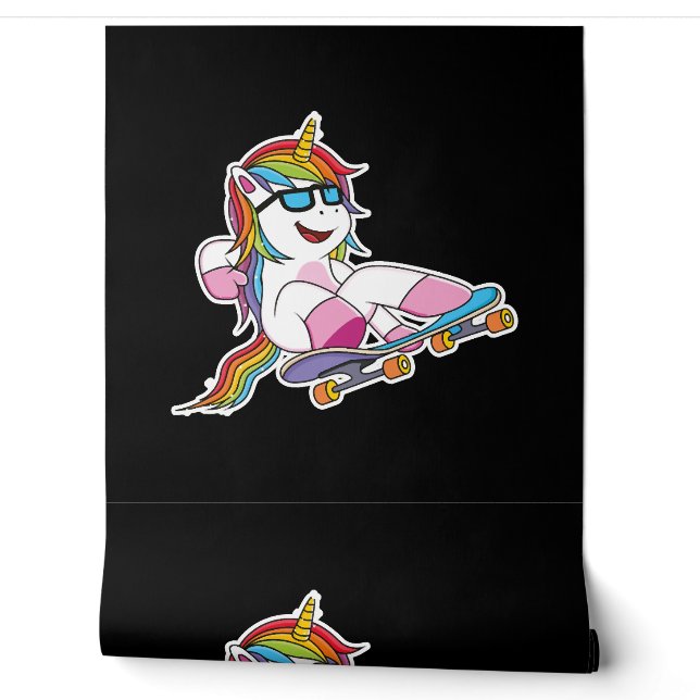 Skateboarder Behang (Afrollen)