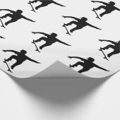 Skateboarder Cadeaupapier (Hoek)