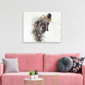 Skateboarder Canvas Afdruk (Insitu (Woonkamer))