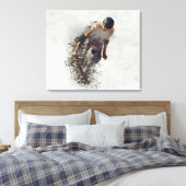 Skateboarder Canvas Afdruk (Insitu (Slaapkamer))