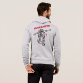 Skateboarder Doing Mid Air Skateboarden Hoodie (Achterkant volledig)