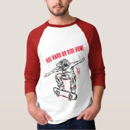 Skateboarder Doing Mid Air Skateboarden T-shirt