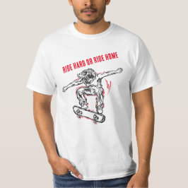 Skateboarder Doing Mid Air Skateboarden T-shirt