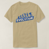 Skateboarder Evolution Skateboarder Gift T-shirt (Design voorkant)