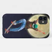 Skateboarder & Full Moon Action Sports Art Case-Mate iPhone Case (Achterkant (horizontaal))